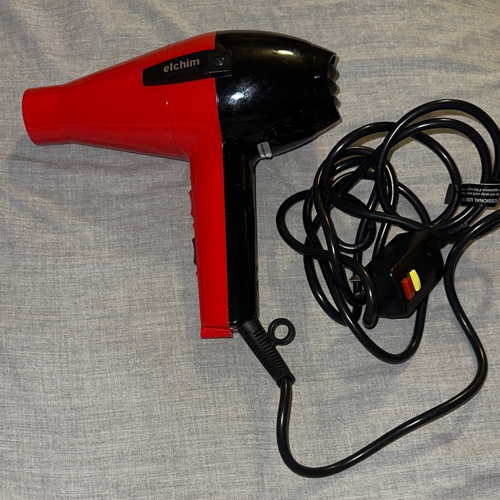 Red and Black Hair Dryer